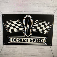 Load image into Gallery viewer, Desert Speed garage banner
