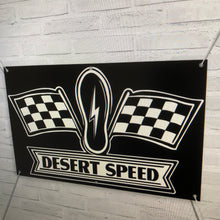 Load image into Gallery viewer, Desert Speed garage banner
