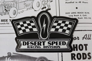 Desert Speed racing division sticker