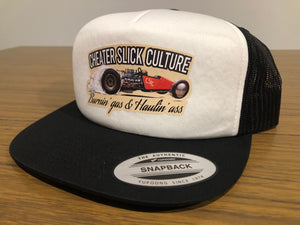 Cheater Slick Culture burnin gas trucker hat