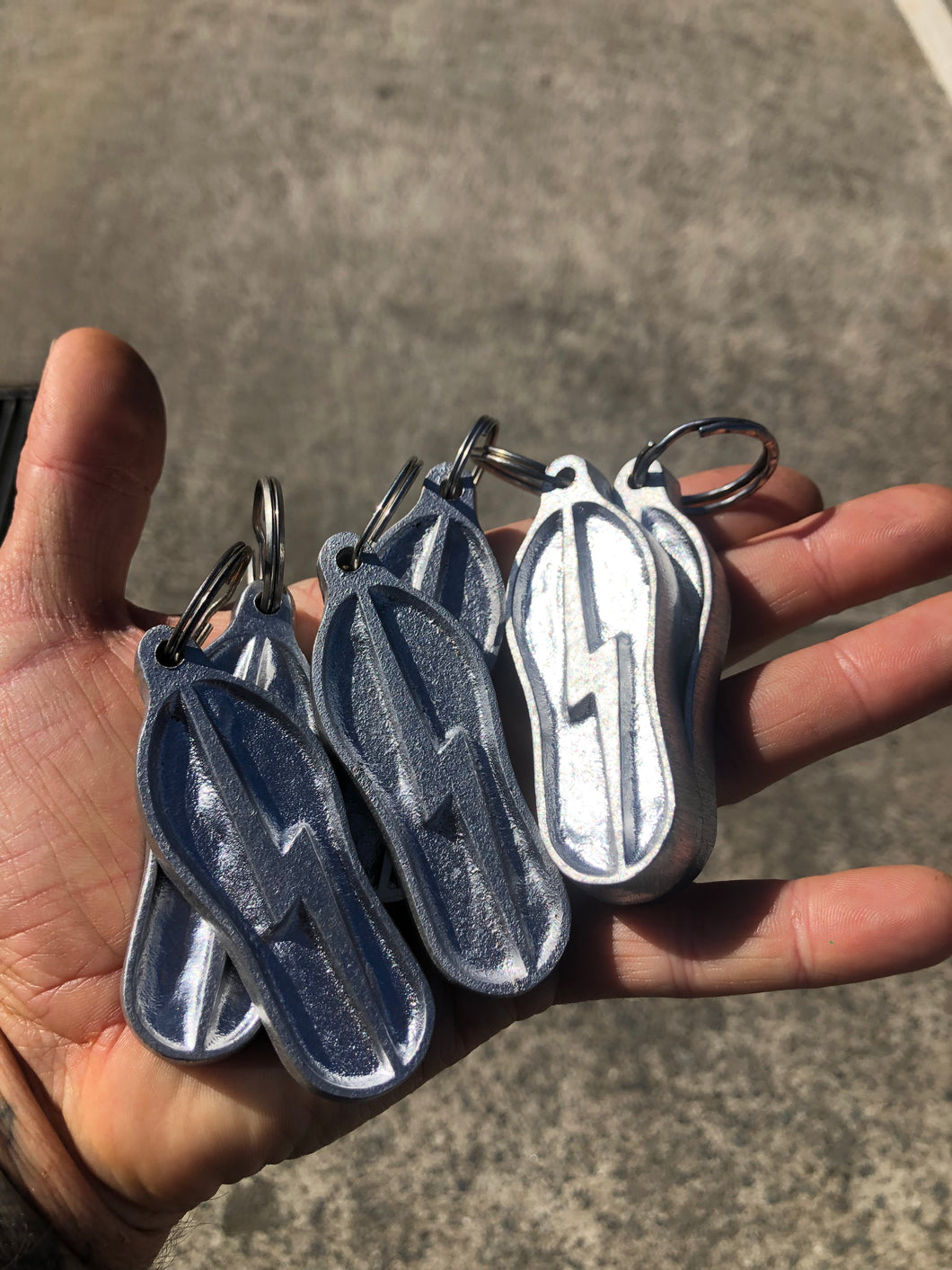 Lightning Pedal Keyring